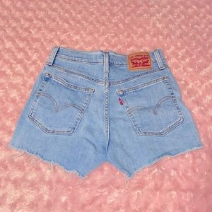 Levi’s High Rise Denim Shorts